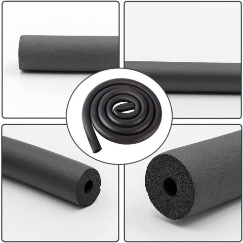 Kaucsuk szigetelőhab 9 mm 12 mm csőhöz, 2 m hosszúság