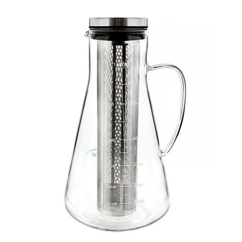 Erlenmeyerova banka sklenená so širokým hrdlom a uchom, 1600 ml – BORO 3.3