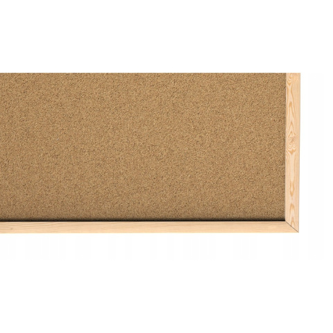 Korková tabuľa 120x90cm s drevorámom + darček pinety, samoregenerujúci korok