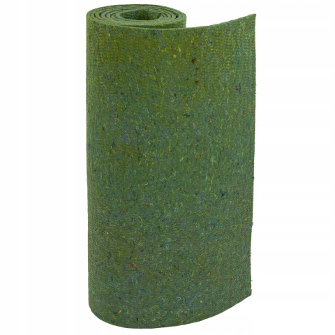 Covoraș fonoizolant din fetru poros fără adeziv 10mm 100x100cm verde