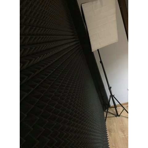 Akustická penová podložka 20mm 200x100cm VLNY bez lepidla