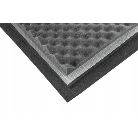 Akustická penová podložka 20mm 200x100cm VLNY bez lepidla