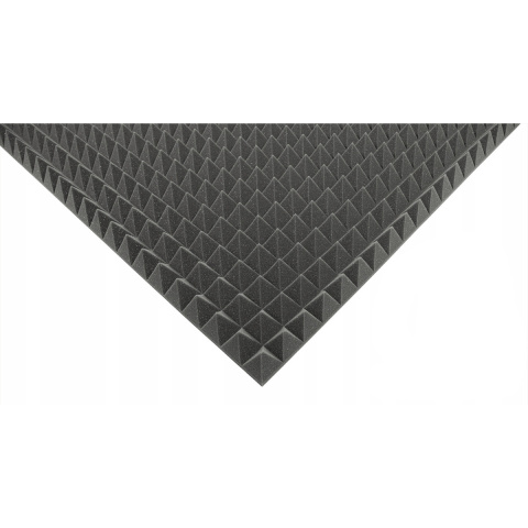 Akustická zvukotěsná pěna PYRAMIDA 40mm 200x100cm bez lepidla nehořlavá