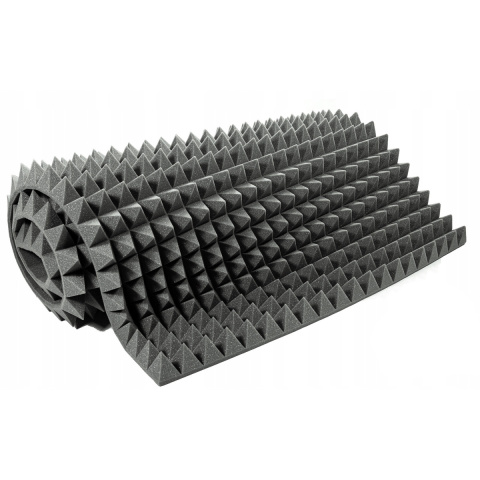 Akustická zvukotěsná pěna PYRAMIDA 40mm 200x100cm bez lepidla nehořlavá