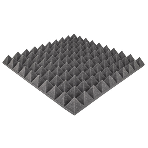 Akustická zvukotesná pena PYRAMÍDA 50mm 50x50cm nehorľavá