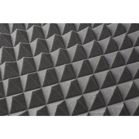Akustická zvukotesná pena PYRAMÍDA 50mm 50x50cm nehorľavá