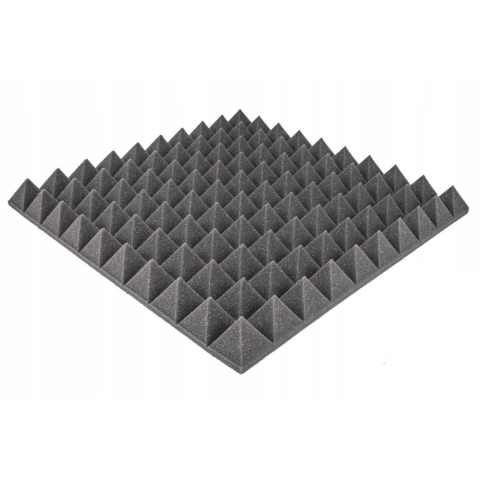 Akustická zvukotesná pena PYRAMÍDA 50mm 50x50cm nehorľavá