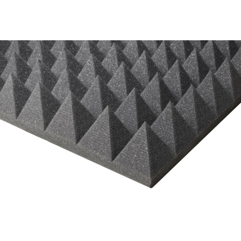 Akustická zvukotesná pena PYRAMÍDA 50mm 50x50cm nehorľavá