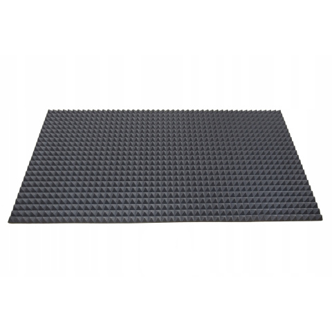 Akustischer Schallschutzschaum PYRAMID 70mm 200x100cm ohne Kleber, nicht brennbar