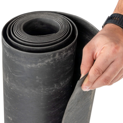 Antivibrations-Gummimatte als Unterlage für Wand und Decke, 3mm 25x100cm PGB03