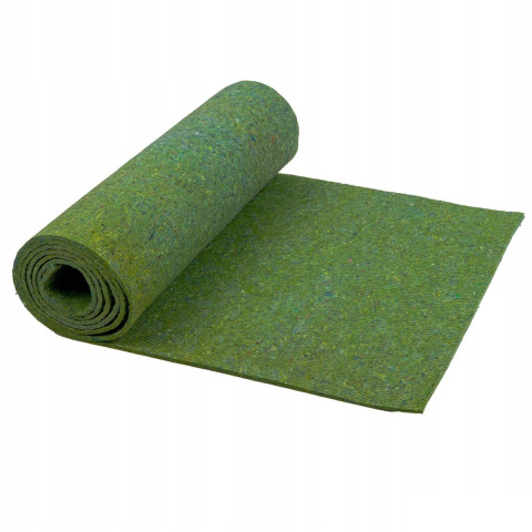 Covoraș fonoizolant din fetru poros fără adeziv 10mm 100x100cm verde