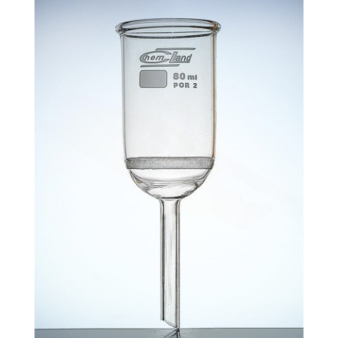 Filtračný lievik valcový so sintrovaným diskom G2, 35 ml, priemer 30 mm