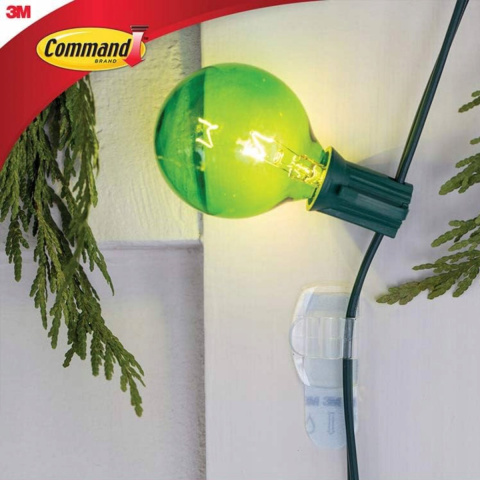 Command outdoor držiaky na ozdoby, svetlá a káble 8ks