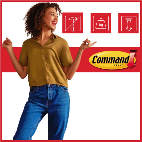 Command upevňovacie pásiky malé - S (12 ks)
