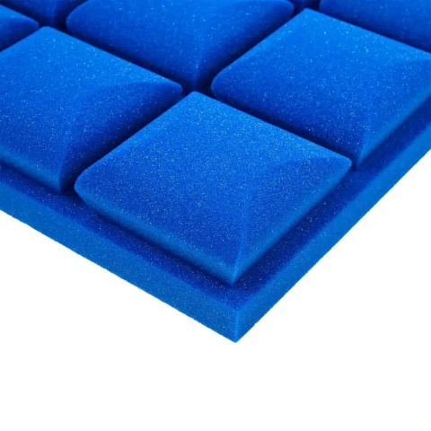 Akustický panel modrý KOCKA 50x50 cm hrúbka 5cm