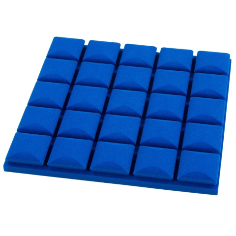 Akustický panel modrý KOCKA 50x50 cm hrúbka 5cm
