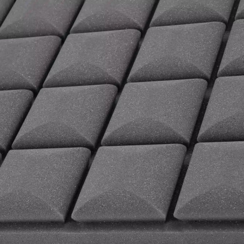 Akustický panel sivý KOCKA 50x50 cm hrúbka 5cm