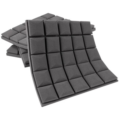 Akustický panel sivý KOCKA 50x50 cm hrúbka 5cm