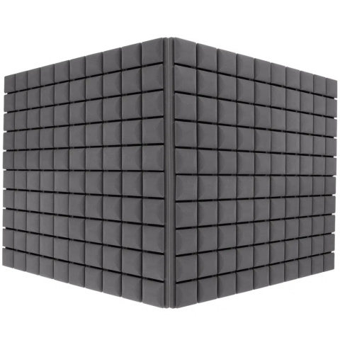 Akustický panel sivý KOCKA 50x50 cm hrúbka 5cm