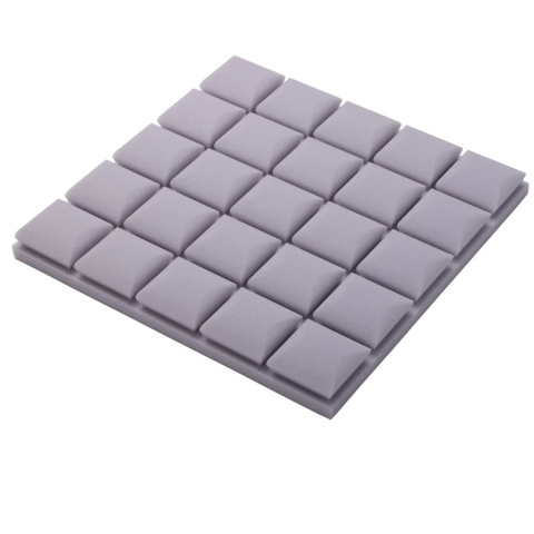 Akustický panel svetlosivý KOCKA 50x50 cm hrúbka 5cm