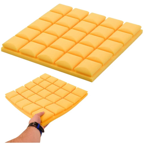 Akustický panel žltý KOCKA 50x50 cm hrúbka 5cm