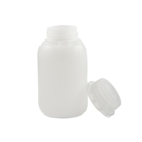 HDPE-Flasche 250 ml mit transparentem Verschluss und Plombe