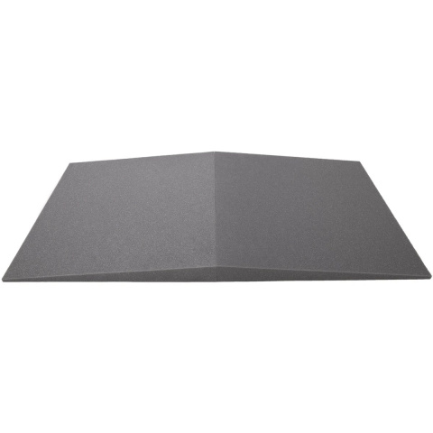 Akustikplatte grau KEIL abgeschrägt 50×50 cm Dicke 5 cm