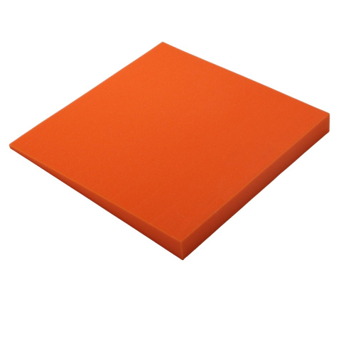 Akustikplatte orange KEIL abgeschrägt 50×50 cm Dicke 5 cm
