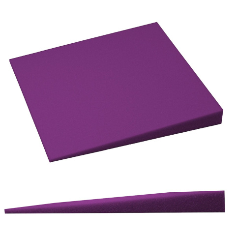 Akustický panel fialový KLIN skosený 50x50 cm hrúbka 5cm