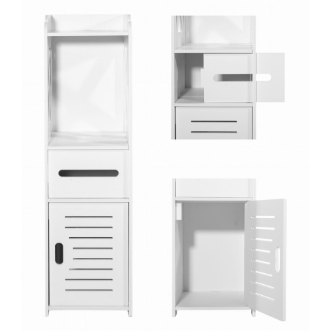 Badezimmerschrank 80x21x25cm weiß