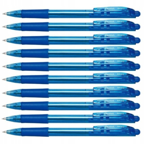 Blaue Stifte 10 Stück Pentel BK417