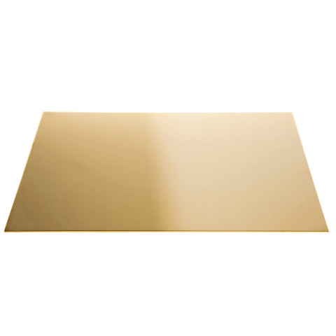 Mosaz plech 100x100x0,2mm