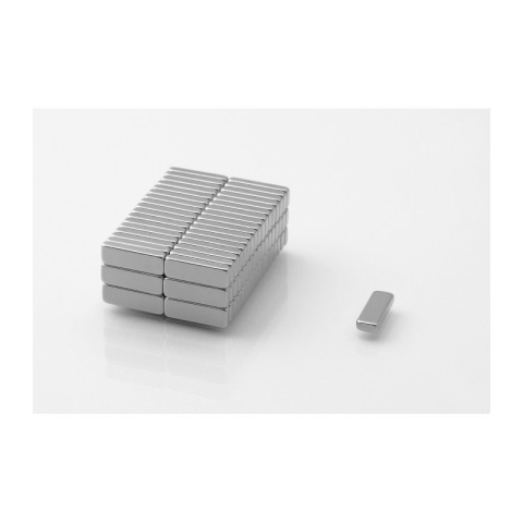 Neodymový magnet 10ks plochý MPL 12x4x2 N38