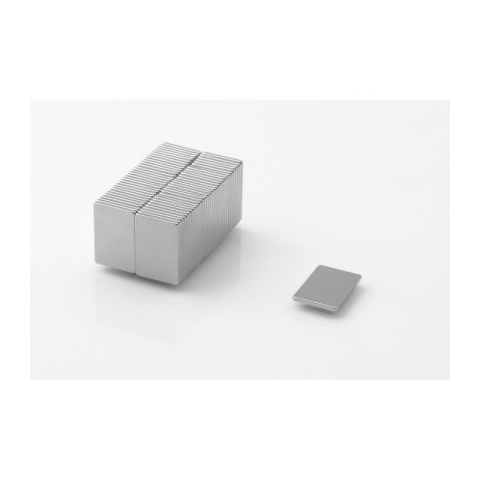 Neodym Magnet 10 Stk flach MPL 15x10x1 N38