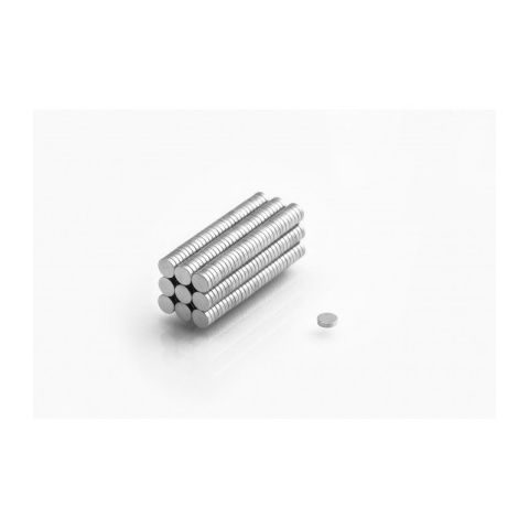 Neodymový magnet 10ks valcový MW 4x2 N38