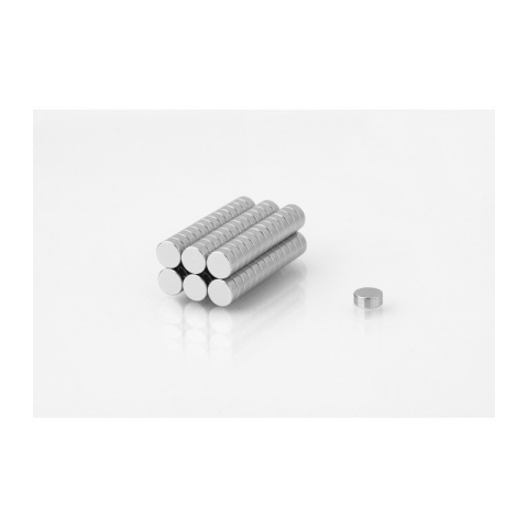 Neodym Magnet 10 Stk Zylinder MW 6x2,5 N38