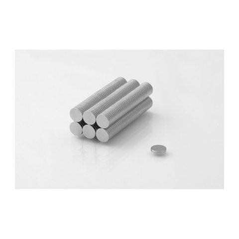 Neodym Magnet 20 Stk Zylinder MW 7x1 N38