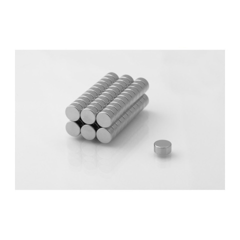 Neodym Magnet 10 Stk Zylinder MW 8x4 N38