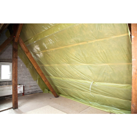 Dampfsperrfolie 2x50m 100m² 0,2mm gelb CE