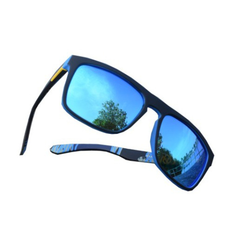 Blaue polarisierte Sonnenbrille