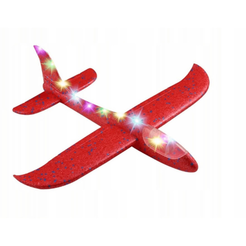 Styroporflugzeug mit LED-Licht 47 cm
