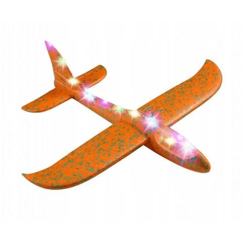 Styroporflugzeug mit LED-Licht 47 cm