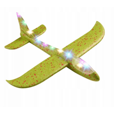 Styroporflugzeug mit LED-Licht 47 cm