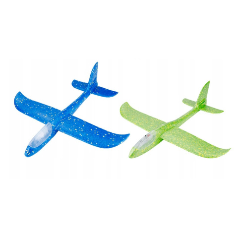 Styroporflugzeug mit LED-Licht 47 cm