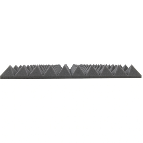 Akustický panel sivý PYRAMÍDA 50x50 cm hrúbka 5cm
