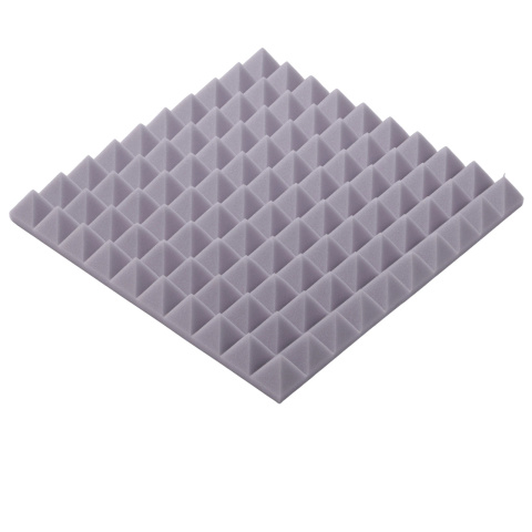 Akustický panel svetlosivý PYRAMÍDA 50x50 cm hrúbka 5cm