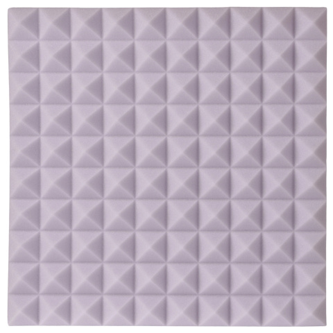 Akustický panel svetlosivý PYRAMÍDA 50x50 cm hrúbka 5cm