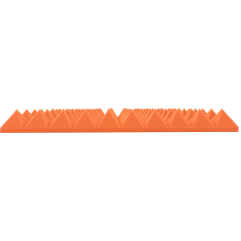 Akustický panel oranžový PYRAMÍDA 50x50 cm hrúbka 5cm