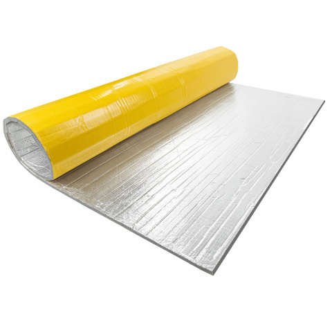 Selbstklebende Schallschutzmatte 10mm 25x50cm Dämpfungsschaum LT10ALU