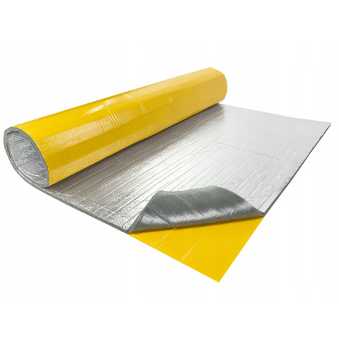 Selbstklebende Schallschutzmatte 10mm 25x50cm Dämpfungsschaum LT10ALU